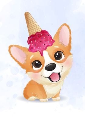 Cute little corgi