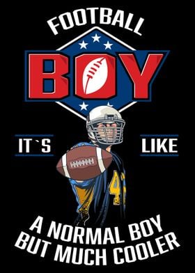 Football Player Boy Gift