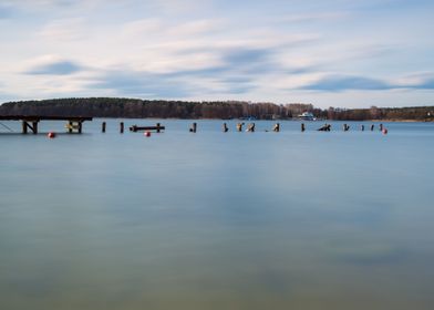 Water Wooden Lake Nature L