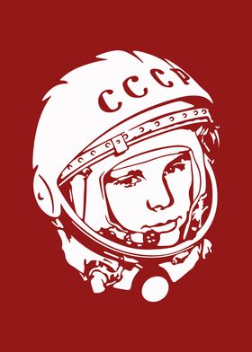 CCCP Yuri Gagarin Design