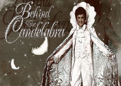 Behind the candelabra