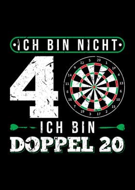 40 Geburtstag Dart