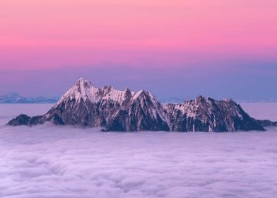 Snow covered mountain gift