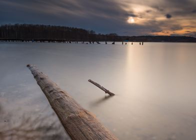 Water Wooden Lake Nature L