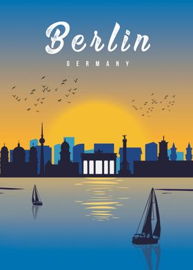 Berlin Cityscape Skyline