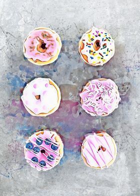 Donut painting