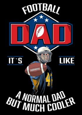 Football Player Dad Gift