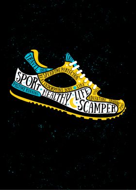 Sport sneaker  shoe