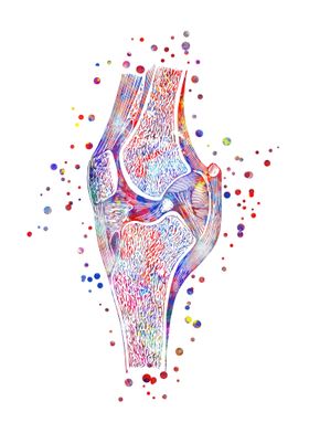 Knee human anatomy 