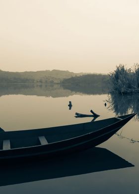 Lake at sunrise