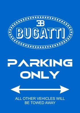 Bugatti Parking posters