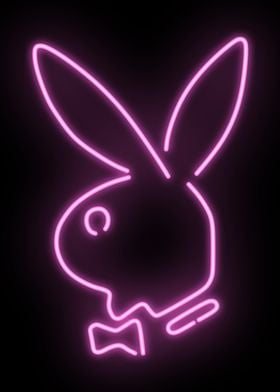Pink Bunny Neon Sign