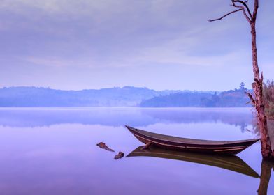 Lake at sunrise