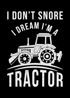 Snore Sleep tractor