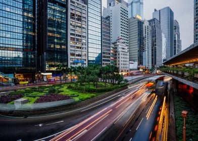 Hong Kong City Traffic