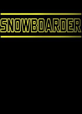 Snowboarder Snowboarding