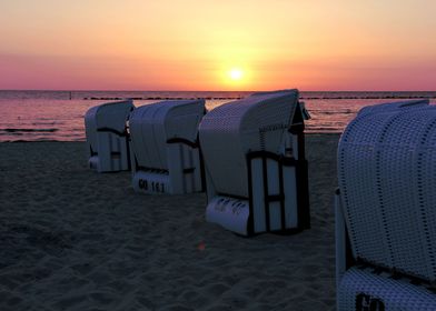 Ruegen Beach beachchairs