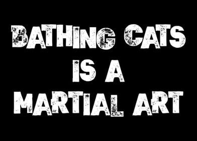 Bathing Cats Martial Art