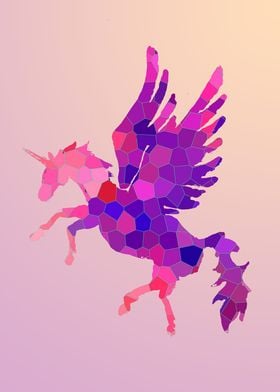 Pink Unicorn Pegasus