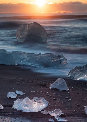 Sunrise at Diamond Beach