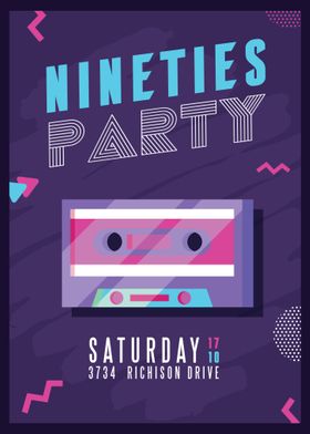 Nineties 90s Party Tape