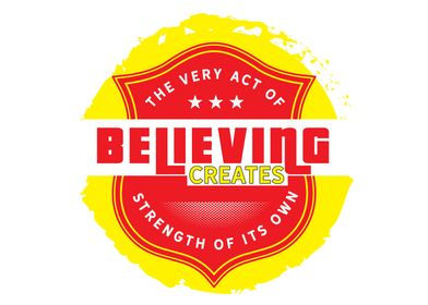 The very act of believing 