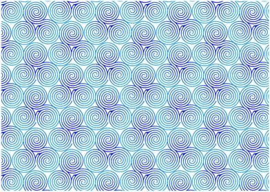 Blue Celtic Pattern Design