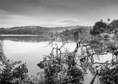 Lake at sunrise Uganda