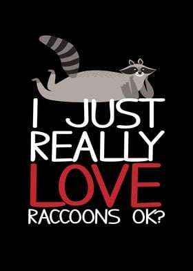 Just Really Love Raccoons