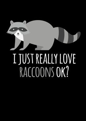 Just Really Love Raccoons