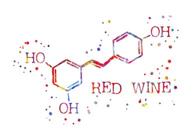 Red wine molecule 