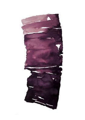 Purple watercolor art