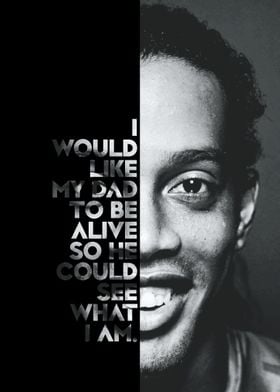 Ronaldinho' Poster by Burhandowski | Displate