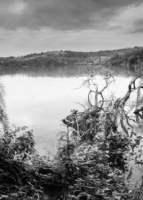 Lake at sunrise Uganda