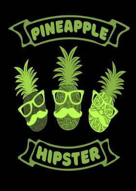 Hipster pineapple party