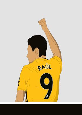 Raul Jimenez Wolves Print