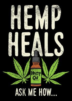 Hemp Heals Cannabis Marihu