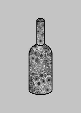 Simple bottle mandala