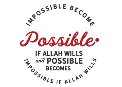 if Allah Wills