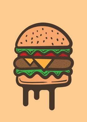 Cute Hamburger