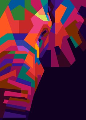 Pop art Elephant