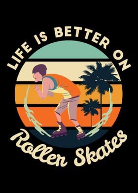 Roller Skating Gift Skater