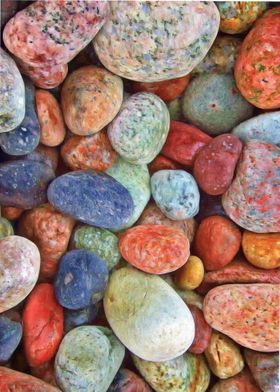 Colorful stones