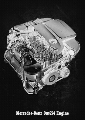 MercedesBenz Om654 Engine