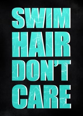 Swimming Funny Swim Hair