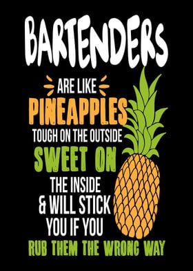 Bartenders Pineapples