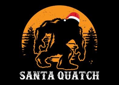 Santa Quatch Bigfoot