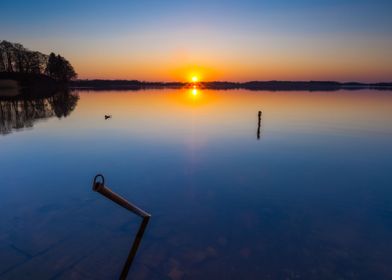 Nature Sunset Water Lake S