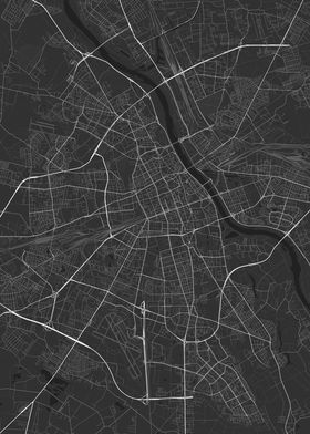 Warsaw Poland Map