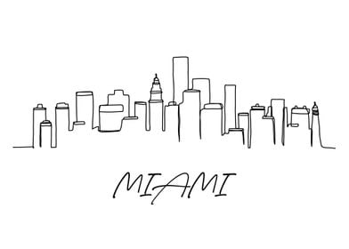 Miami City Poster